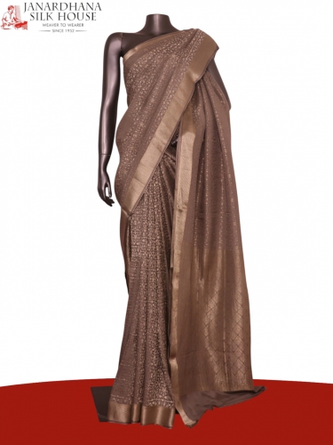 Exclusive Pure Crepe Silk Saree